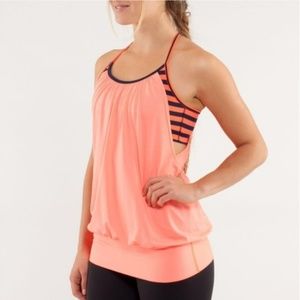 Lululemon | Sea Stripe Light Flare No Limits Tank